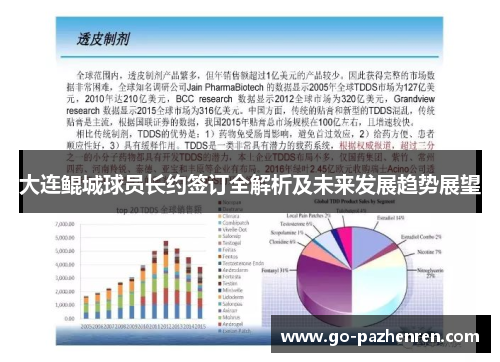 大连鲲城球员长约签订全解析及未来发展趋势展望